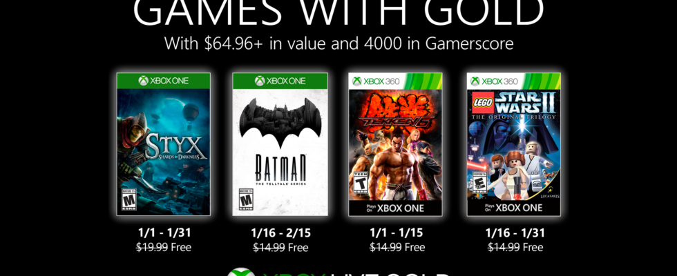 Xbox Games With Gold: Confira os jogos grátis de abril