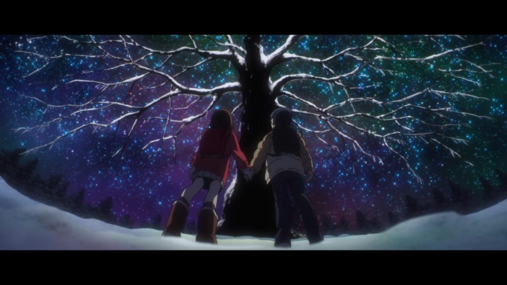 Erased Boku dake ga Inai Machi a cidade onde só eu não existo kayo e satoru arvore de natal