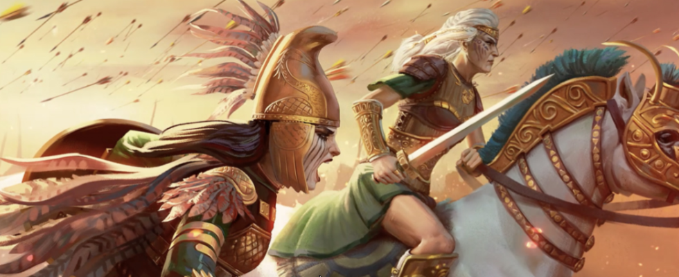 Total War Saga Troy DLC Amazons capa
