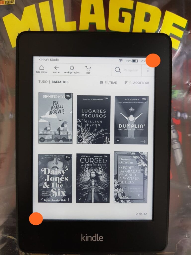 Kindle Paperwhite: como tirar screenshot (capturar tela) e como acessá