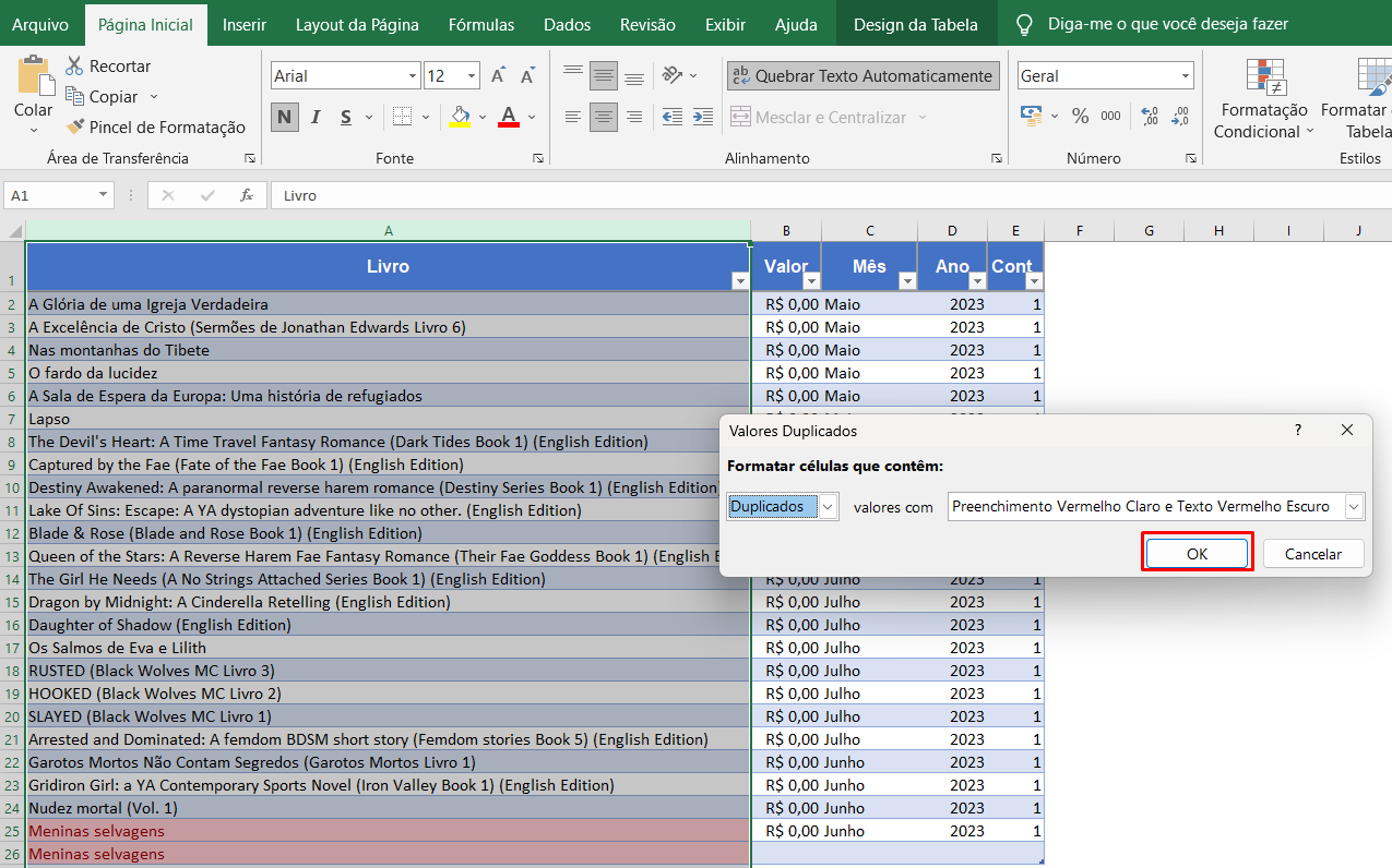 realcar celuladas duplicadas excel libreoofice google sheets 01