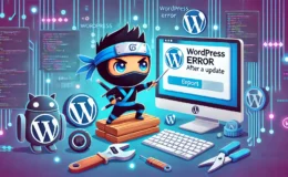 Erro ao adicionar novo post no Wordpress após atualização crie uma imagem larga de um ninja corrijindo o wordpress