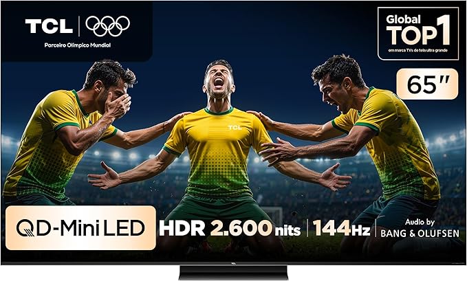 copa-de-2026-em-144hz-as-tvs-tcl-mini-led-em-oferta-no-prime-day Smart TV TCL 65 Polegadas (C7K) Desempenho monstro no tamanho ideal