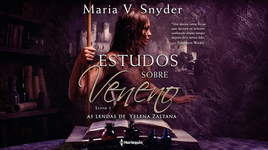 estudos sobre veneno maria v snyder as lendas de yelena zaltana capa