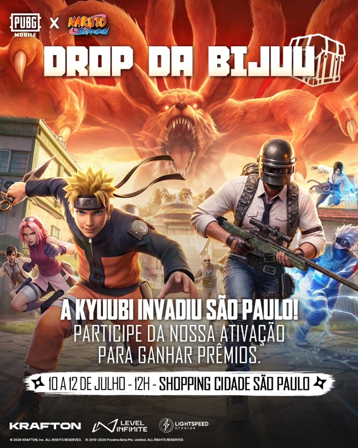 pubg-mobile-e-naruto-em-sp-raposa-gigante-e-cafe-tematico-gratis